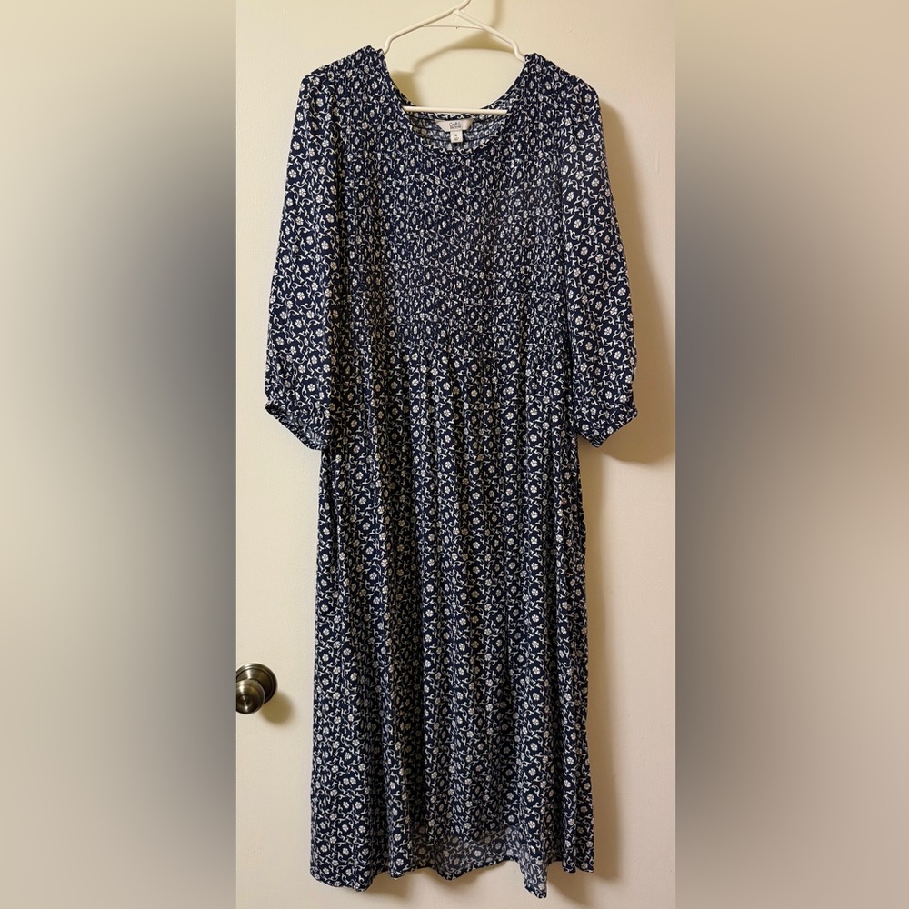 Croft & Barrow ruched dress ✅